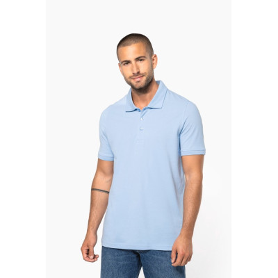 Polo piqué de homem de manga curta